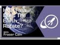 Earth's Rotation and Its Effects