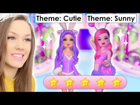 Dressing As My FRIENDS CUTIE And SUNNY To WIN In Dress To Impress (Roblox)
