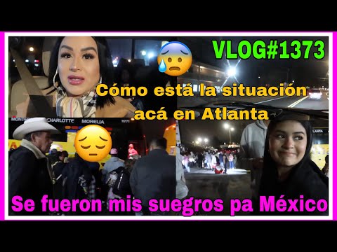 VLOG#1373SE FUERON MIS SUEGROS PARA MÉXICO🇲🇽FUIMOS A DESPEDIRLOS😔EL LUGAR MÁS PELIGROSO DE ATLANTA😰