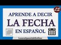 Mastering Dates in Spanish