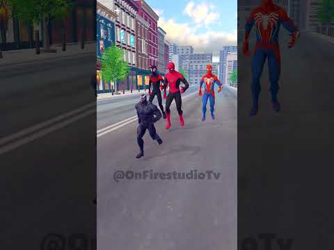 POV when Spiderman Team chase Venom vs when Venom chase Spiderman Team - #spiderman #venom #scary