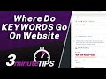 Understanding Keyword Placement in Websites