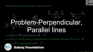 Problem-Perpendicular, Parallel lines