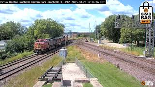 BNSF Local Derails in Rochelle, Illinois