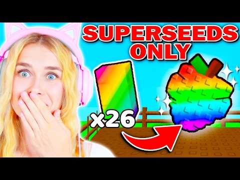 Starting Over With 26 SUPER SEEDS In Grow A Garden.. (Roblox)