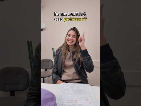 De que matéria é essa professora? 🤔😂 #professora #escola #matéria #alunos #humor #shorts