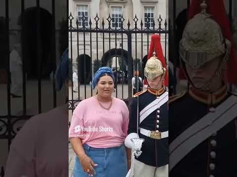 touching the guards' plume #royalguards