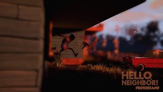 Hello, Neighbor! - Proto Stand | Gameplay ( Alpha 1.5 ) ( By @pika2014-b4t  )