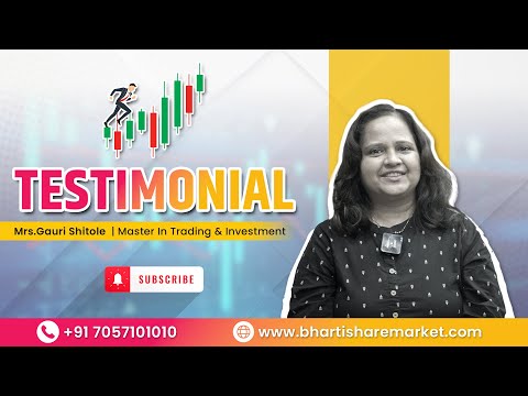 Bharti Share Market | Ravindra Bharti | Student Testimonial | By Ms  Kiran Kerhalkar |MTI