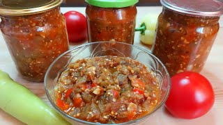Икра из баклажанов на зиму без уксуса! Простейший рецепт, всегда закрываю такую на зиму!