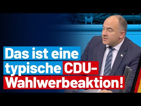 Der CDU geht es um die Wahl und nicht um Katastrophenschutz!  Steffen Janich - AfD im Bundestag