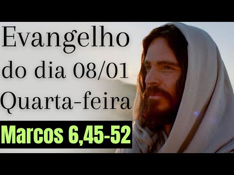 Evangelho do dia com reflexão, Quarta-feira 08/01, Mc 6,45-52