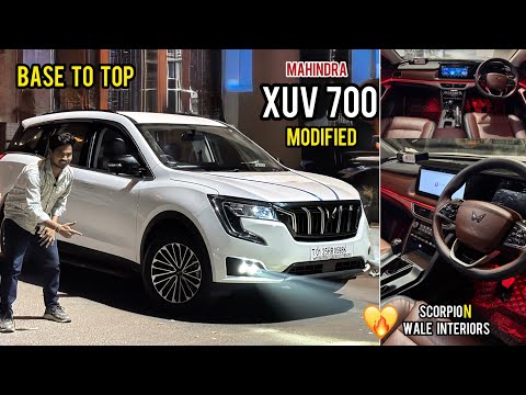 Mahindra Xuv700 2025 Base Model 🔥 MODIFIED into TOP with ScorpioN look-a-like Interiors! MX1 to AX7L