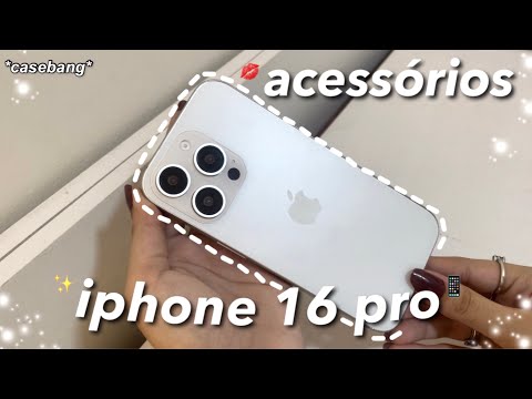 IPHONE 16 PRO | acessórios CASEBANG 📱✨