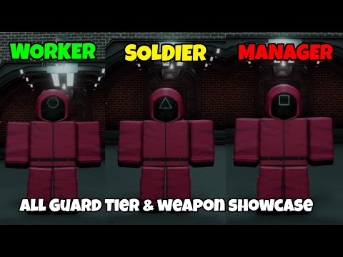 All Guard Tier and Weapon Showcase In Roblox Ink Game