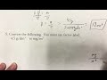 Material Properties and Unit Conversions