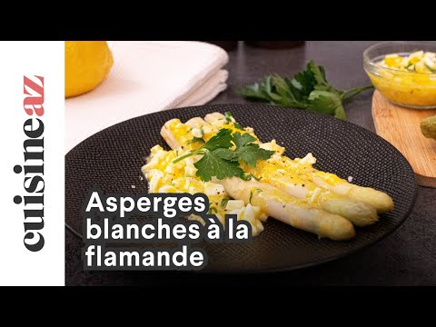 Asperges blanches à la flamande