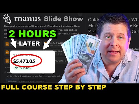I Used Ai To Copy My $1.2M Business - It Worked - Secret Manus Feature!
