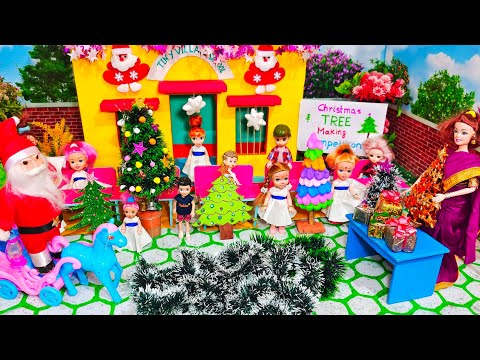 My Little Daughter Part-619 || Christmas Tree Making Competition-এ কি কাণ্ড ঘটলো?|| Putuler Golpo