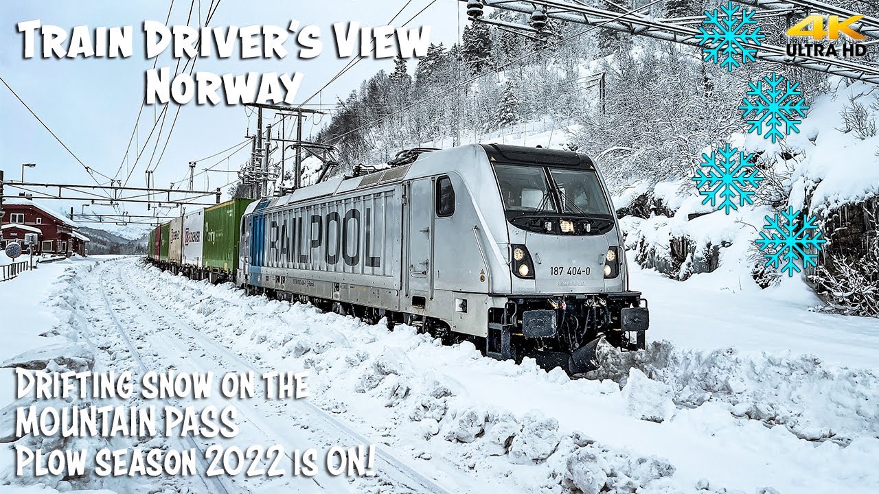 CABVIEW: Plow season is on with snow drifts on the mountain pass! - RailCowGirl