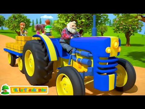 Wheels On The Tractor, Farm Song and Nursery Rhymes for Children