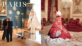 ルーヴル夢のドレス展、人気アクセ、バッグの中身。フランスの最も美しい村をお散歩 Paris vlog