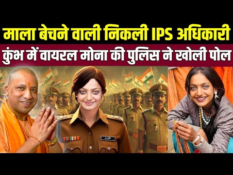 महाकुंभ में माला बेचने वाली IPS निकली, पुलिस ने किया खुलासाMahakumbh Viral Girl | Monalisa Mahakumbh