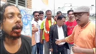 মিথ্যা কেসে তুলে,কেস সাজানোর জন্যে থানা থেকে বের করে লাঠি হাতে ভিডিও তৈরী ও মারধোর মগরাহাট পুলিশের