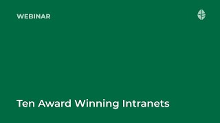 Ten Award Winning Intranets Logo
