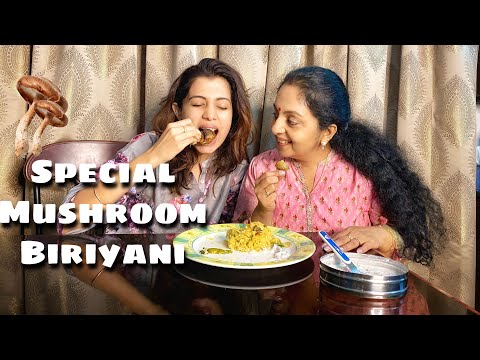 Special Mushroom Biriyani | Sindhu Krishna ft. Diya Krishna