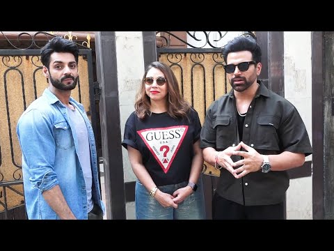 Rithvik Dhanjani, Karan Wahi & Maanvi Gagroo Spotted In Andheri