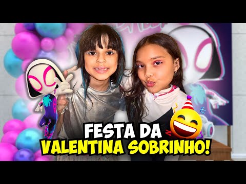 TUDO QUE ACONTECEU NO NIVER DA VALENTINA