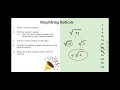 Simplifying Radicals: Key Concepts and Techniques