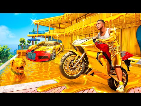TODO lo que TOCO se CONVIERTE en ORO en GTA 5👑💰