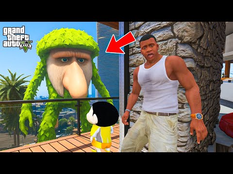 Shinchan and Franklin's House Attacked by BRR BRR PATIPIM in GTA 5!