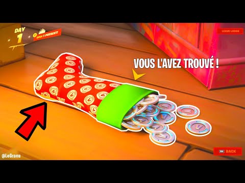 OUVREZ VITE votre CADEAU SECRET sur Fortnite !! (3,000 v-bucks cadeau caché)