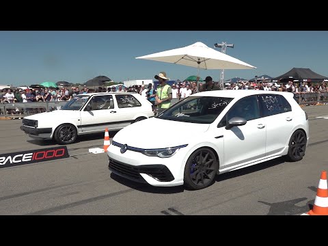 Volkswagen Golf 8 R HPerformance vs Volkswagen Golf 2 VR6 Turbo