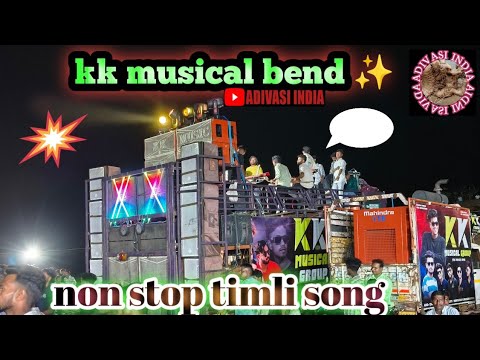 Kk musical bend non stop Timli song#adivasiindia