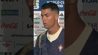 Cristiano Ronaldo se despide del Mundial #futbol #mundial2026