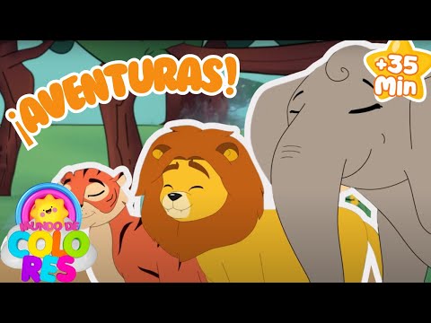 🐷🐤¡Aventuras con los animalitos! 🦁🐶35 MIN🎈 | Mundo de Colores🐦🎈🎉