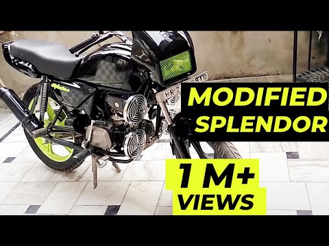 Modified Splendor Bike 😍Modified Splendor Plus 🤑Modified Splendor Status 🥰🥰 Modified Splendor Video