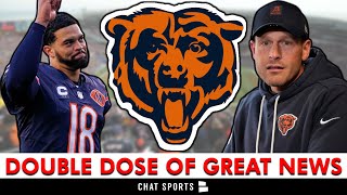 Chicago Bears Fans Get A DOUBLE DOSE of GREAT NEWS From Ben Johnson & Caleb Williams