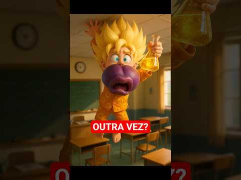 Goku levou picada de uma Vespa na escola?!