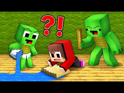 Poor Baby JJ Life - Sad Story - Maizen Minecraft Animation