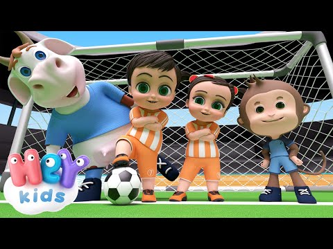 Fudbal je zabavan ⚽ Decije pesme | HeyKids - Crtani za decu