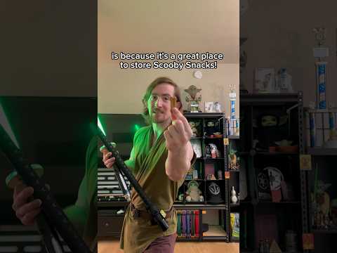 Why Does Shaggy’s Lightsaber Have a Scabbard? #lightsaber #starwars