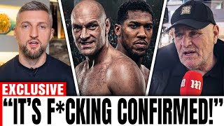 "IT'S FINALLY HAPPENING!" Boxing Pros GO WILD As Fury vs Anthony Joshua CONFIRMED For November!