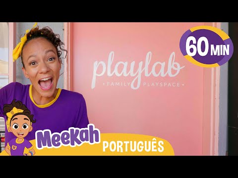 Meekah Aprende A Linguagem de Sinais no PlayLab  | 💜Olá Meekah!💜| Amigos do Blippi Brasil