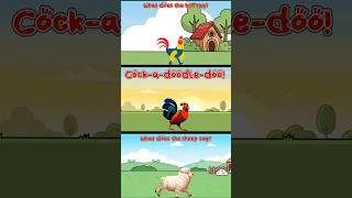 Farm Animal Sounds Short Song for Toddlers #cocomomokidstv #animalsounds