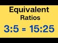 Exploring Equivalent Ratios and Fractions